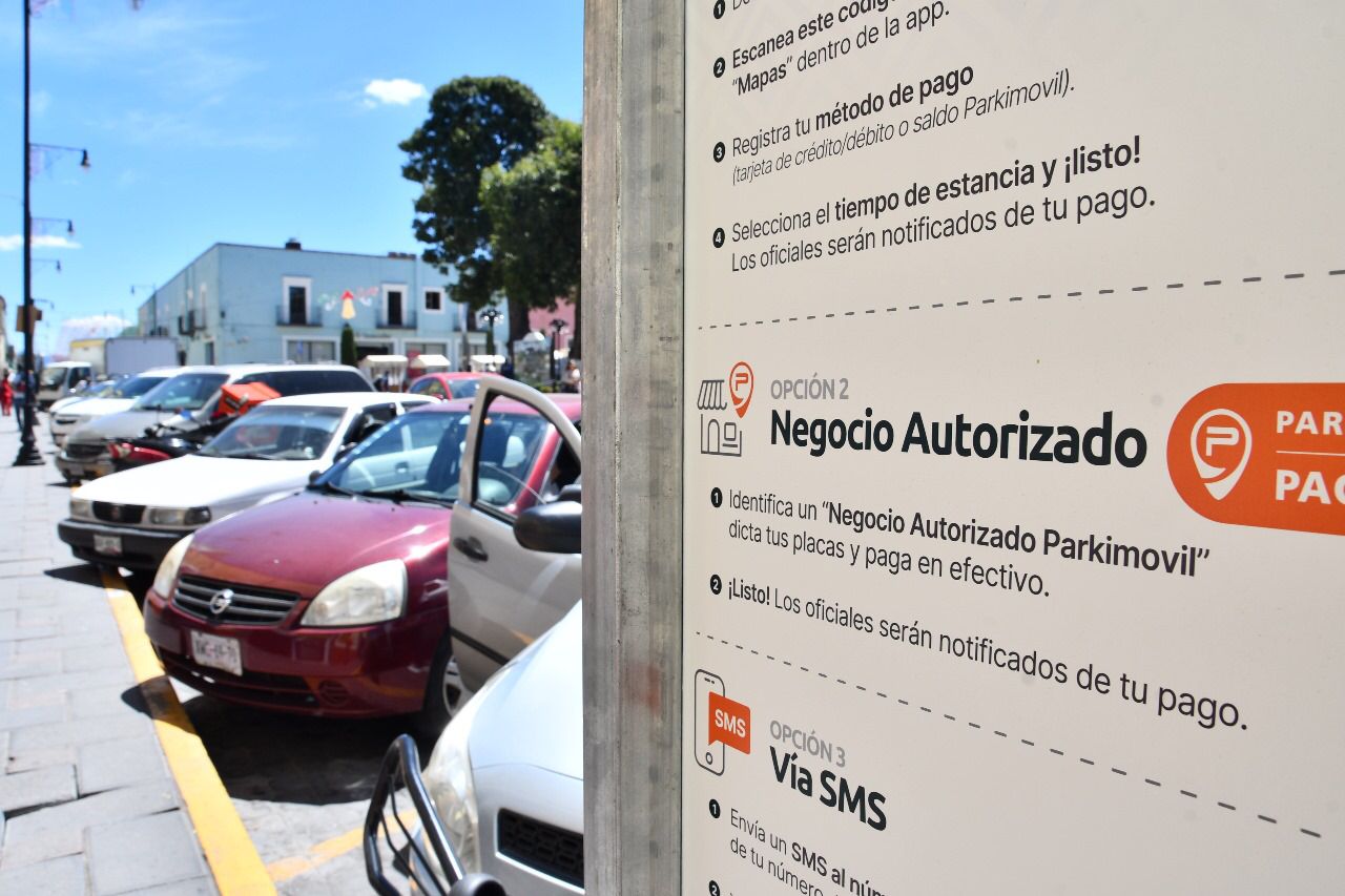 Parquímetros de Huamantla se encuentran temporalmente suspendidos